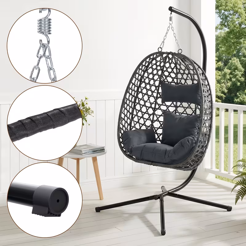 Scaun hamac tip ou suspendat, imagine 4